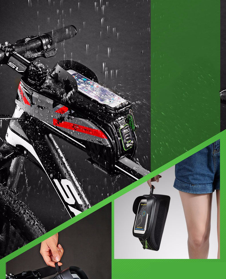 ROCKBROS MTB Rainproof Road Bike Bag w/ Touch Screen